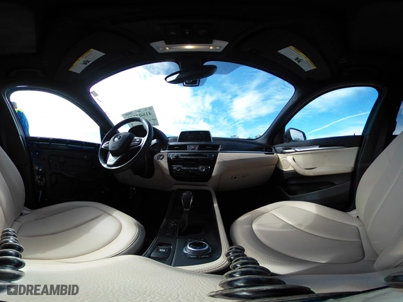 2018 BMW X1 sDrive28i with VIN WBXHU7C34J5H44572, listed as a IAAI auction lot 41607151 with 43,056 mi miles. Bid and sale history available at carsss.com. Image 19.
