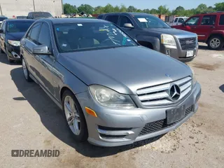 2012 Mercedes-Benz C-Class C 250 Sport with VIN WDDGF4HB7CR198558, listed as a IAAI auction lot 42022223 with 165,758 mi miles. Bid and sale history available at carsss.com. Image 1.