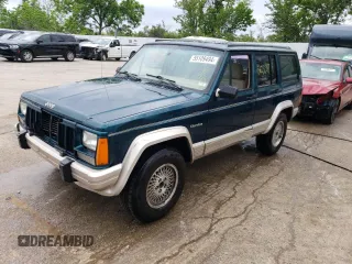 1995 Jeep Cherokee Country with VIN 1J4FJ78S3SL557728, listed as a Copart auction lot 55109494 with 203,347 mi miles and Salvage Title. Bid and sale history available at carsss.com. Image 1.