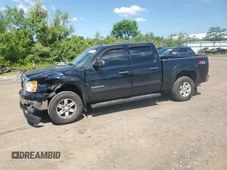 2011 GMC Sierra 1500 SLE with VIN 3GTP2VE36BG182729, listed as a Copart auction lot 63158105 with 192,446 mi miles and Salvage title. Bid and sale history available at DreamBid. Image 1.
