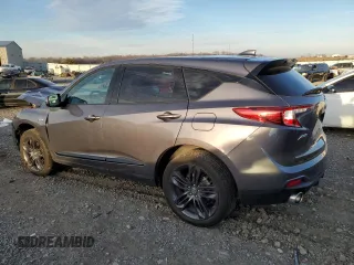 2021 Acura RDX w/A-Spec Package with VIN 5J8TC2H65ML046017, listed as a Copart auction lot 80743283 with 23,589 mi miles and Salvage Title. Bid and sale history available at carsss.com. Image 2.
