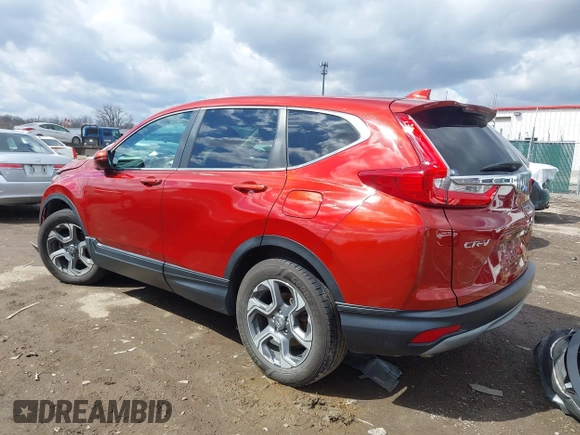 2017 Honda CR-V EX-L with VIN 5J6RW2H89HL053358, listed as a IAAI auction lot 41860728 with 83,512 mi miles. Bid and sale history available at carsss.com. Image 3.