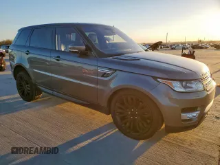 2016 Land Rover Range Rover Sport V6 HSE with VIN SALWR2VF6GA559834, listed as a Copart auction lot 48493675 with 133,847 mi miles and Clean Title. Bid and sale history available at carsss.com. Image 4.
