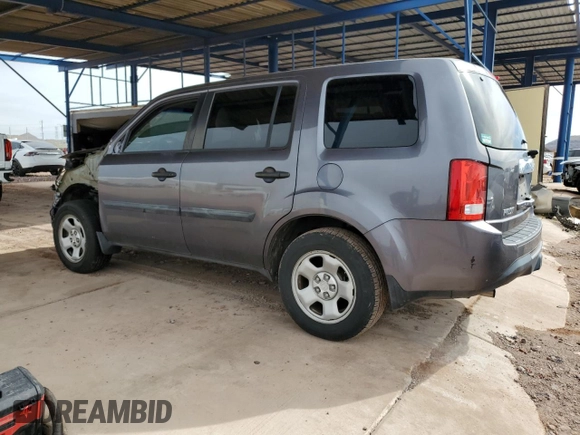 2015 Honda Pilot LX with VIN 5FNYF3H28FB021648, listed as a Copart auction lot 49292675 with 118,841 mi miles and Salvage Title. Bid and sale history available at carsss.com. Image 2.