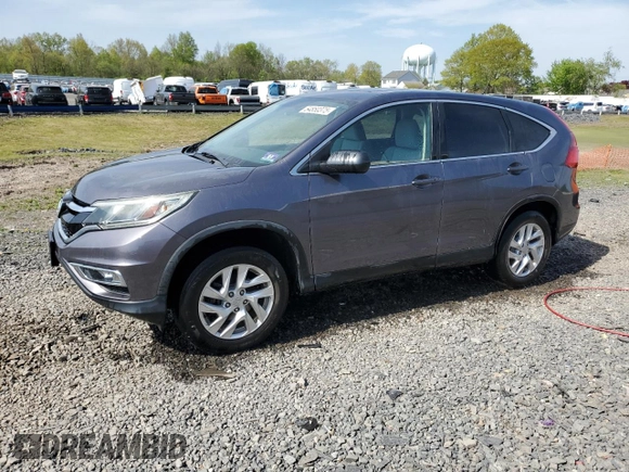 2015 Honda CR-V EX with VIN 5J6RM4H50FL037716, listed as a Copart auction lot 54850375 with 98,312 mi miles and Salvage Title. Bid and sale history available at DreamBid. Image 1.