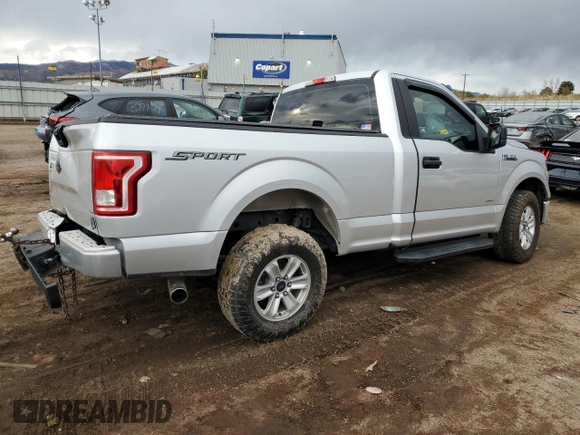 2017 Ford F-150 XL with VIN 1FTMF1CP9HKD53268, listed as a Copart auction lot 79239884 with Not provided miles and Salvage title. Bid and sale history available at DreamBid. Image 3.