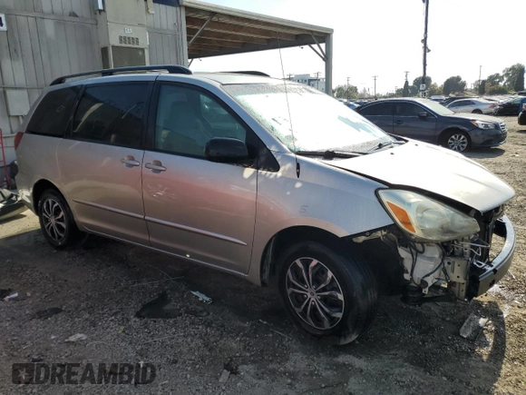 2005 Toyota Sienna CE with VIN 5TDZA23C95S280141, listed as a Copart auction lot 54246865 with 176,297 mi miles and Salvage Title. Bid and sale history available at carsss.com. Image 4.