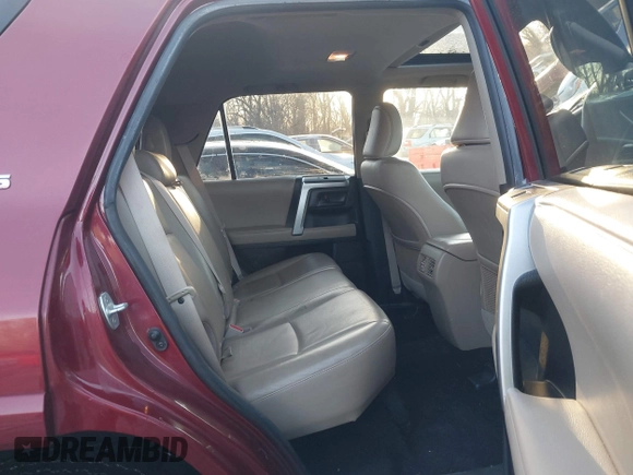 2013 Toyota 4Runner SR5 with VIN JTEBU5JR0D5114396, listed as a IAAI auction lot 41784162 with 283,068 mi miles and . Bid and sale history available at DreamBid. Image 8.