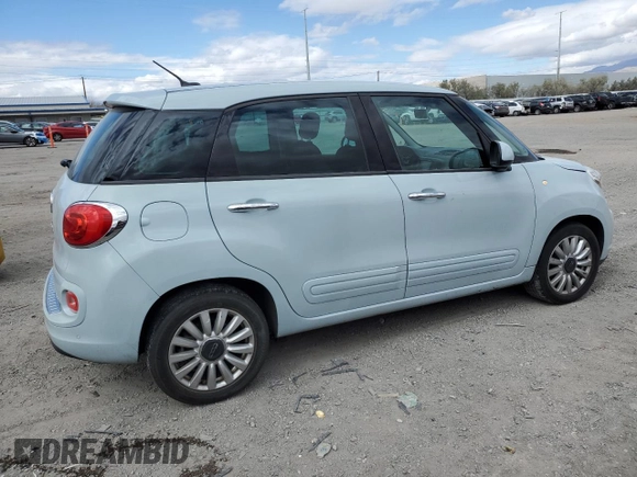 2014 FIAT 500L Easy with VIN ZFBCFABH6EZ020375, listed as a Copart auction lot 49084175 with 106,992 mi miles and Salvage Title. Bid and sale history available at carsss.com. Image 3.