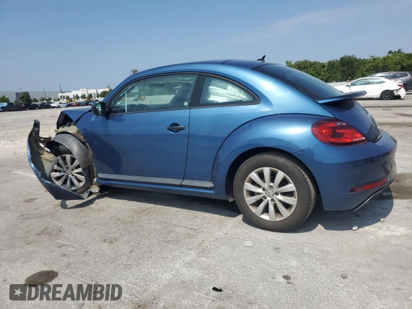 2018 Volkswagen Beetle S with VIN 3VWFD7AT7JM716678, listed as a Copart auction lot 56319315 with 78,526 mi miles and Salvage title. Bid and sale history available at DreamBid. Image 2.