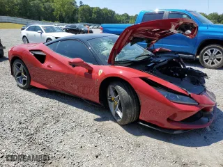 2022 Ferrari F8 Tributo with VIN ZFF92LLA9N0283790, listed as a Copart auction lot 68454704 with 2,761 mi miles and Salvage Title. Bid and sale history available at carsss.com. Image 4.
