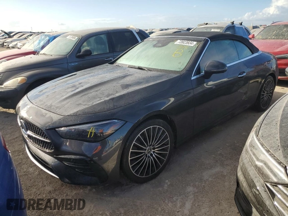 2024 Mercedes-Benz CLE 300 z VIN W1KMK4HBXRF025030, wystawiony jako Copart lot #73923934 z przebiegiem Nie podano mil oraz Nie do naprawy • Non repairable. Historia ofert i sprzedaży dostępna na DreamBid. Obrazek 1.