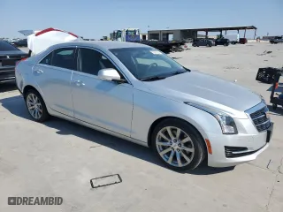 2017 Cadillac ATS Sedan Luxury RWD with VIN 1G6AB5RX7H0193760, listed as a Copart auction lot 75217804 with 62,496 mi miles and Salvage Title. Bid and sale history available at carsss.com. Image 4.