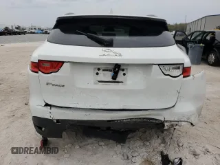 2017 Jaguar F-Pace 35t Premium with VIN SADCJ2BVXHA098074, listed as a Copart auction lot 45955405 with 132,337 mi miles and Salvage Title. Bid and sale history available at DreamBid. Image 6.