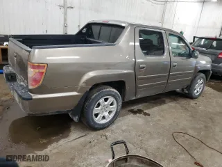 2011 Honda Ridgeline RTS with VIN 5FPYK1F46BB008015, listed as a Copart auction lot 47653875 with 157,547 mi miles and Salvage Title. Bid and sale history available at carsss.com. Image 3.