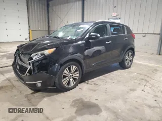 2015 Kia Sportage EX with VIN KNDPCCACXF7710393, listed as a Copart auction lot 60612445 with 123,921 mi miles and Salvage title. Bid and sale history available at DreamBid. Image 1.