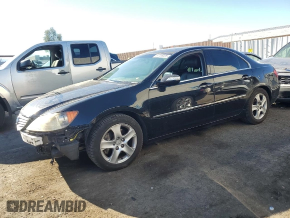 2006 Acura RL with VIN JH4KB16566C006869, listed as a Copart auction lot 50786035 with 139,756 mi miles and Salvage title. Bid and sale history available at DreamBid. Image 1.