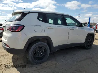 2018 Jeep Compass Sport with VIN 3C4NJCAB9JT411244, listed as a Copart auction lot 53242645 with 29,870 mi miles and Clean Title. Bid and sale history available at carsss.com. Image 3.
