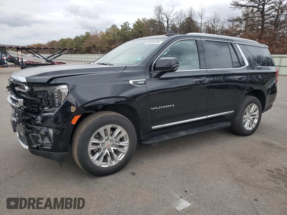 2022 GMC Yukon SLT with VIN 1GKS2BKD0NR290942, listed as a Copart auction lot 82338794 with 26,392 mi miles and Salvage Title. Bid and sale history available at carsss.com. Image 1.