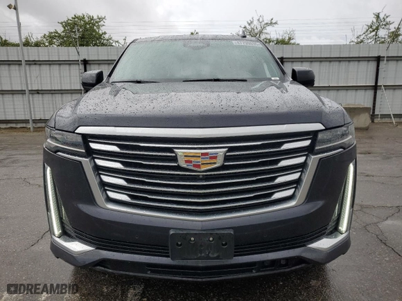 2022 Cadillac Escalade Premium Luxury Platinum with VIN 1GYS4DKL8NR201234, listed as a Copart auction lot 47799635 with 27,893 mi miles and Clean Title. Bid and sale history available at carsss.com. Image 5.