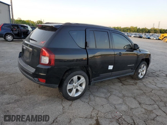 2015 Jeep Compass Sport with VIN 1C4NJCBB4FD361235, listed as a Copart auction lot 52602405 with 87,802 mi miles and Salvage Title. Bid and sale history available at carsss.com. Image 3.