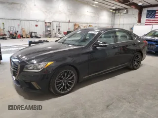 2019 Genesis G80 3.8L z VIN KMTFN4JE2KU309818, wystawiony jako Copart lot #61427155 z przebiegiem 33 413 mil mil oraz Nie do naprawy • Non repairable. Historia ofert i sprzedaży dostępna na DreamBid. Obrazek 1.
