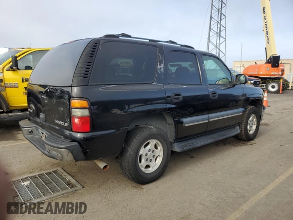 2004 Chevrolet Tahoe LS with VIN 1GNEC13V34J116388, listed as a Copart auction lot 86188524 with 0 mi miles and Salvage Title. Bid and sale history available at carsss.com. Image 3.