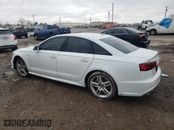 2016 Audi A6 2.0T Premium Plus with VIN WAUGFAFC4GN057364, listed as a Copart auction lot 44379693 with 50,968 mi miles. Bid and sale history available at carsss.com. Image 2.