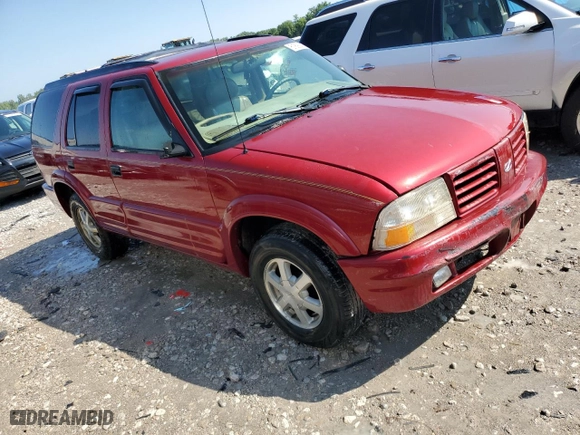 1998 Oldsmobile Bravada with VIN 1GHDT13W8W2702234, listed as a Copart auction lot 61893974 with 164,761 mi miles and Salvage Title. Bid and sale history available at carsss.com. Image 4.