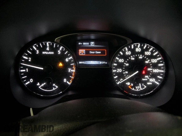 2019 Nissan Pathfinder S with VIN 5N1DR2MM0KC633465, listed as a Copart auction lot 59626475 with 38,019 mi miles and Salvage title. Bid and sale history available at DreamBid. Image 9.