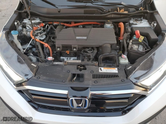 2020 Honda CR-V Hybrid EX-L with VIN 7FART6H81LE013152, listed as a Copart auction lot 83668614 with 103,289 mi miles and Salvage Title. Bid and sale history available at carsss.com. Image 12.