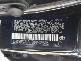 2015 Toyota Prius Four with VIN JTDKN3DU8F1984610, listed as a IAAI auction lot 42165175 with 128,803 mi miles and . Bid and sale history available at DreamBid. Image 9.