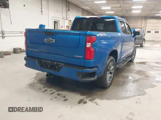 2023 Chevrolet Silverado 1500 RST with VIN 1GCUDEED7PZ110340, listed as a IAAI auction lot 41716312 with 24,197 mi miles. Bid and sale history available at carsss.com. Image 4.