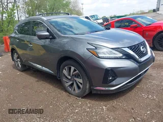 2021 Nissan Murano SL z VIN 5N1AZ2CS6MC101806, wystawiony jako IAAI lot #42144258 z przebiegiem 54 569 mil mil oraz . Historia ofert i sprzedaży dostępna na DreamBid. Obrazek 1.
