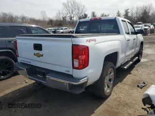 2017 Chevrolet Silverado 1500 LTZ with VIN 1GCVKSECXHZ305981, listed as a Copart auction lot 51273425 with 77,465 mi miles and Salvage Title. Bid and sale history available at DreamBid. Image 3.