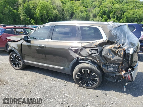 2023 Kia Telluride SX z VIN 5XYP5DGC4PG355197, wystawiony jako Copart lot #56624965 z przebiegiem 41 837 mil mil oraz Szkoda całkowita • Salvage title. Historia ofert i sprzedaży dostępna na DreamBid. Obrazek 2.