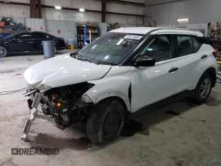 2020 Nissan Kicks S with VIN 3N1CP5BV1LL572431, listed as a Copart auction lot 45572655 with 49,903 mi miles and Salvage Title. Bid and sale history available at carsss.com. Image 1.
