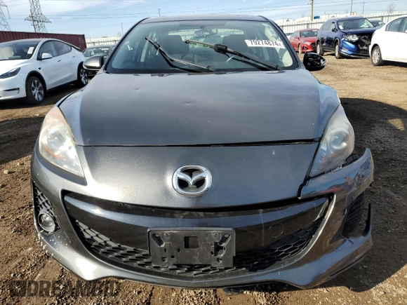 2012 Mazda 3 s Touring with VIN JM1BL1V56C1587569, listed as a Copart auction lot 79274874 with 92,472 mi miles and Salvage Title. Bid and sale history available at carsss.com. Image 5.