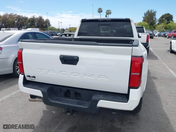 2024 Toyota Tacoma 4WD SR5 with VIN 3TYLB5JN4RT009863, listed as a IAAI auction lot 42054379 with 8,360 mi miles. Bid and sale history available at carsss.com. Image 16.