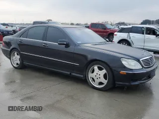 2002 Mercedes-Benz S-Class 5.0L with VIN WDBNG75J32A238335, listed as a Copart auction lot 83335234 with 123,471 mi miles and Clean Title. Bid and sale history available at carsss.com. Image 4.