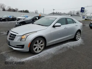 2015 Cadillac ATS Standard AWD with VIN 1G6AG5RX3F0101557, listed as a Copart auction lot 41433245 with 102,405 mi miles and Salvage title. Bid and sale history available at DreamBid. Image 1.