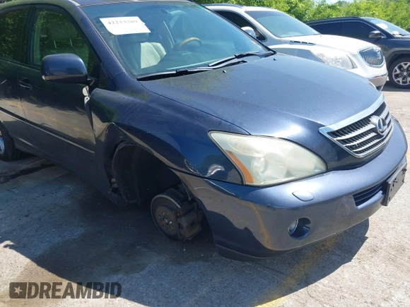 2006 Lexus RX 400h with VIN JTJHW31U560039001, listed as a IAAI auction lot 42233789 with 262,828 mi miles and . Bid and sale history available at DreamBid. Image 6.