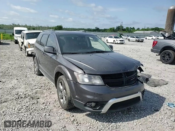 2017 Dodge Journey Crossroad Plus with VIN 3C4PDCGB8HT648132, listed as a Copart auction lot 56821625 with 78,799 mi miles and Salvage title. Bid and sale history available at DreamBid. Image 13.