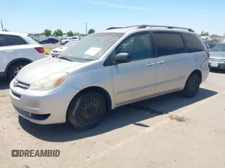 2005 Toyota Sienna CE with VIN 5TDZA23C75S296550, listed as a IAAI auction lot 42609828 with 185,515 mi miles and . Bid and sale history available at DreamBid. Image 2.