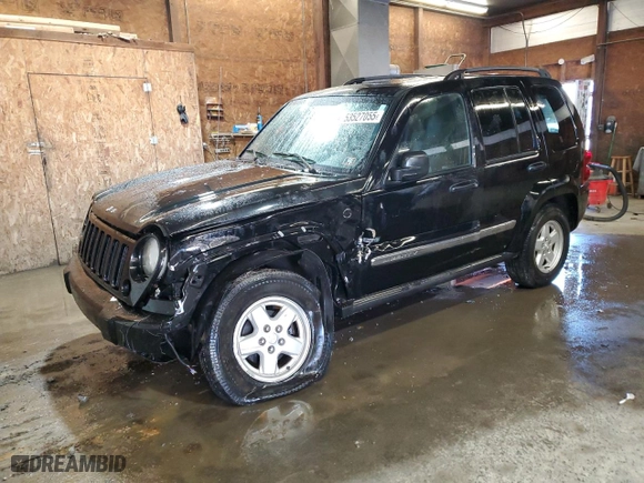 2006 Jeep Liberty Sport with VIN 1J4GL48K56W267461, listed as a Copart auction lot 53527055 with 159,553 mi miles and Salvage Title. Bid and sale history available at carsss.com. Image 1.