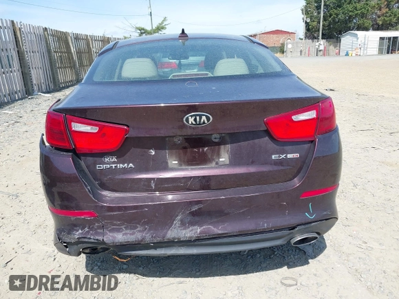2015 Kia Optima EX with VIN 5XXGN4A70FG392200, listed as a IAAI auction lot 41922894 with 237,454 mi miles. Bid and sale history available at carsss.com. Image 16.