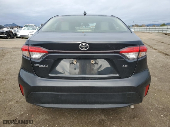 2022 Toyota Corolla LE with VIN JTDEPMAE1NJ224205, listed as a Copart auction lot 86627294 with 58,808 mi miles and Salvage Title. Bid and sale history available at carsss.com. Image 6.