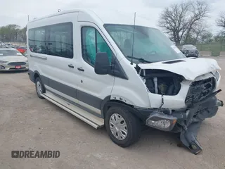 2019 Ford Transit with VIN 1FTYR2CM3KKA06742, listed as a IAAI auction lot 42062863 with 96,461 mi miles. Bid and sale history available at carsss.com. Image 1.