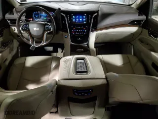 2017 Cadillac Escalade Luxury with VIN 1GYS4BKJ1HR215824, listed as a Copart auction lot 83069814 with 155,792 mi miles and Salvage Title. Bid and sale history available at carsss.com. Image 8.