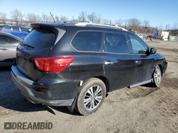 2018 Nissan Pathfinder SV with VIN 5N1DR2MN5JC608035, listed as a Copart auction lot 88951215 with 105,730 mi miles and Salvage Title. Bid and sale history available at carsss.com. Image 3.